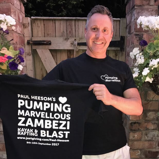 Paul Heesom's Zambezi Blast for Heart Failure Charity