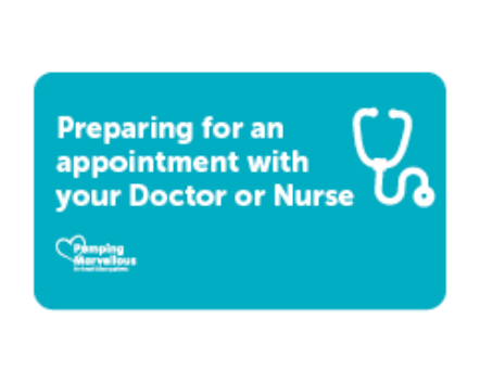 Preparing for an appointment with your Doctor or Nurse